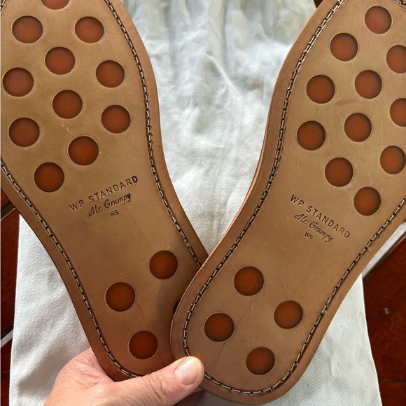 Mr. Grumpy Leather Slippers - Picture 4 of 5